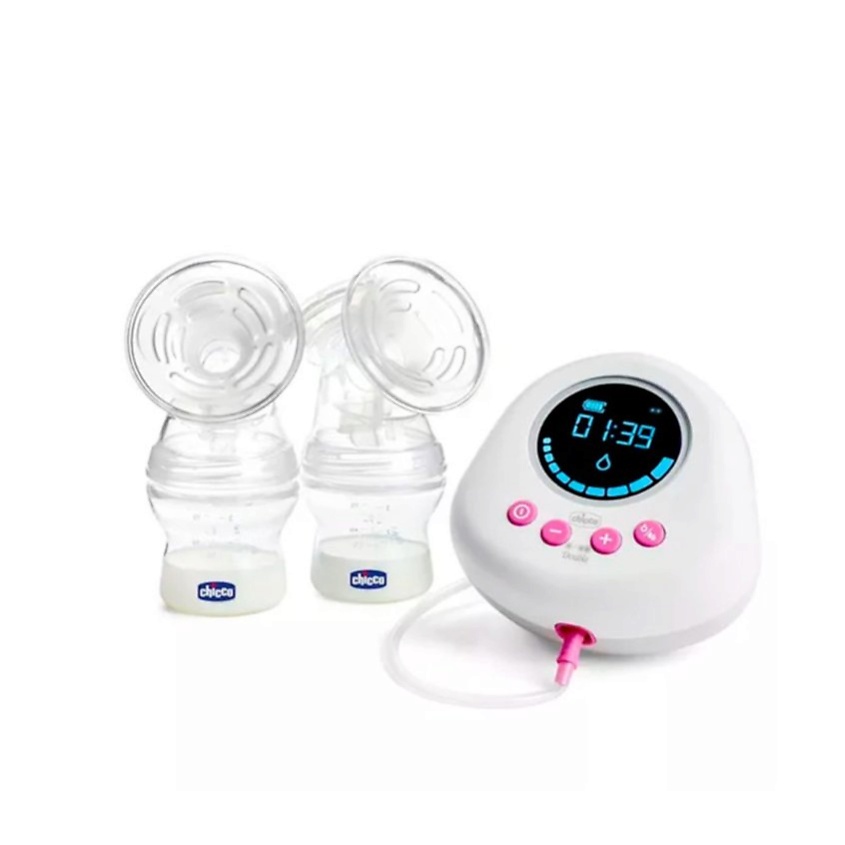 Изображение товара CHICCO Двойной электрический молокоотсос Double Electric Breast Pump, Белый, прозрачный