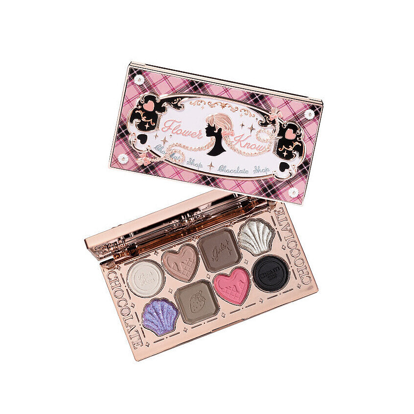 Изображение товара FLOWER KNOWS Палетка теней Chocolate Wonder-Shop Eight-Color Eyeshadow, 03 Witch Shop