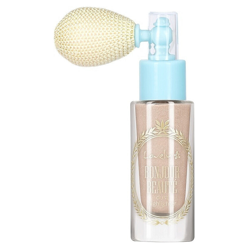 Изображение товара LOVELY Хайлайтер для лица тела и волос Bonjour Beauté Dust бежевый 2 5