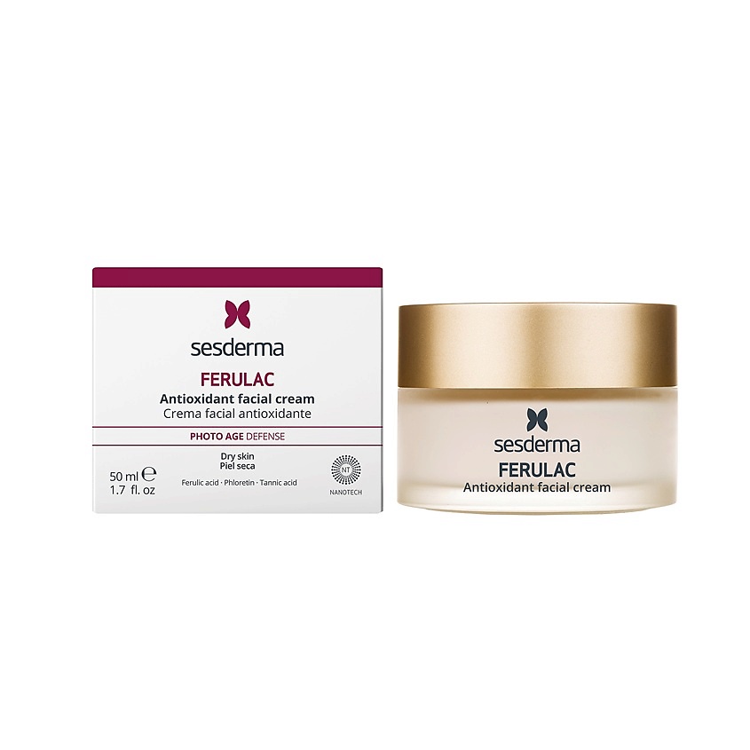 Изображение товара SESDERMA Крем для лица антиоксидантный Ferulac 50 мл для борьбы с фотостарением