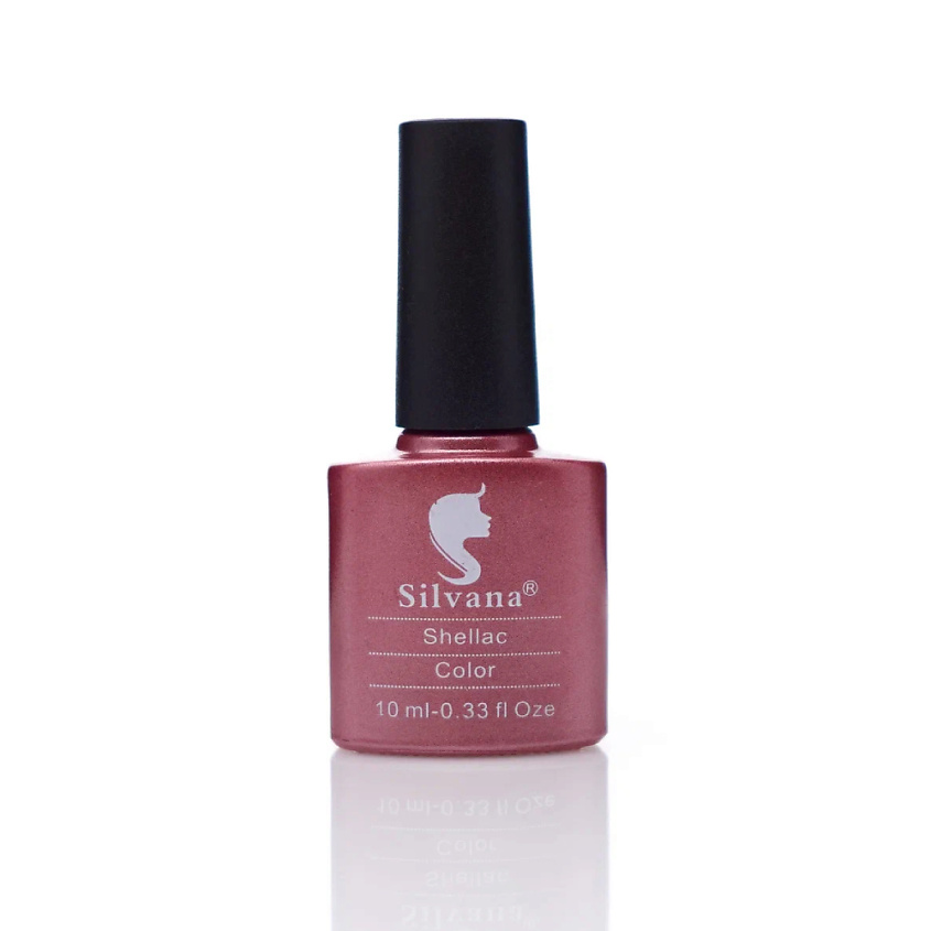 Изображение товара SILVANA Гель-лак для ногтей Shellac, Перламутрово-турецкий розовый, 10 цвет