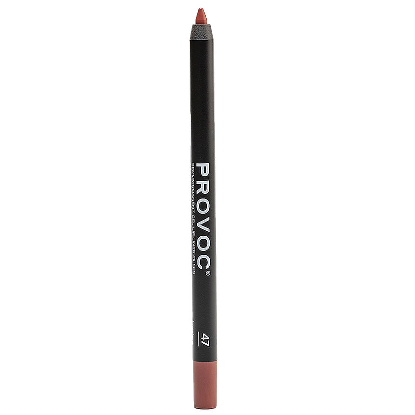 Изображение товара PROVOC Гелевый карандаш для губ № 047 Luscious бежево-розовый 1,2 г стойкий водостойкий