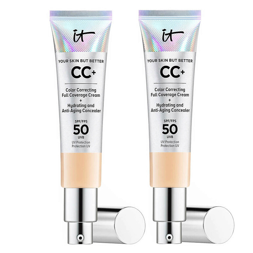 Изображение товара IT COSMETICS CC+ Cream Your Skin But Better SPF 50 Duo набор из 2 кремов для лица