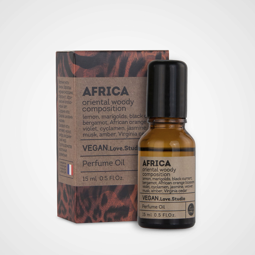 Изображение товара Парфюмерное масло для тела VEGAN.LOVE.STUDIO Africa 15 мл натуральный аромат восточные древесные но