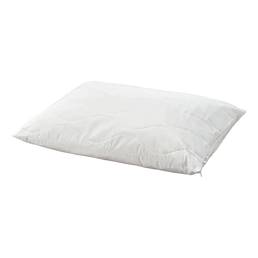 Изображение товара IKEA Подушка эргономичная LÖKSTAMFLY 40x80 см, цвет: Белый, размер: 40x80 см
