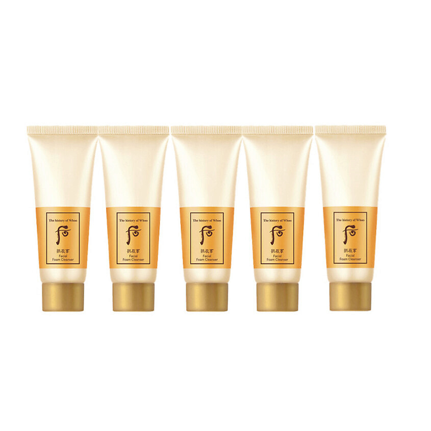 Изображение товара THE HISTORY OF WHOO Гель для умывания Gongjinhyang Facial Foam, 5 x 40 мл