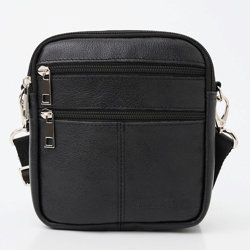 Изображение товара Мужская кожаная сумка кроссбоди из натуральной кожи стильная компактная