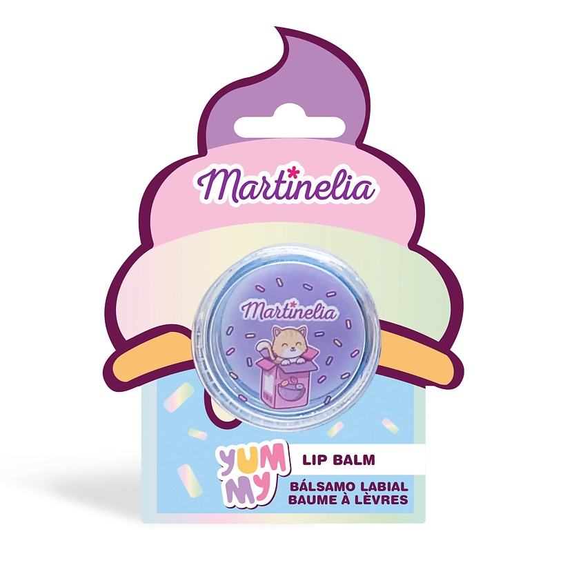 Изображение товара MARTINELIA Бальзам для губ, котенок, Розовый приглушенный