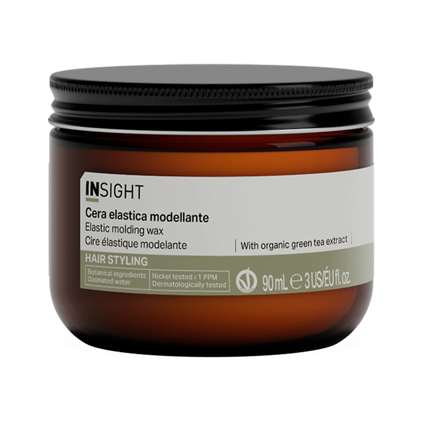 Изображение товара INSIGHT PROFESSIONAL Моделирующий воск с экстрактом имбиря Elastic Molding Wax Hair Styling, 90 мл
