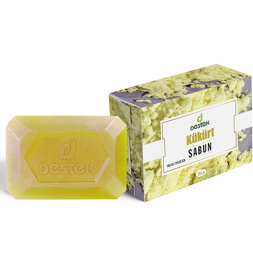 Изображение товара DESTEK Мыло с серой очищающее, отшелушивающее, 150 г