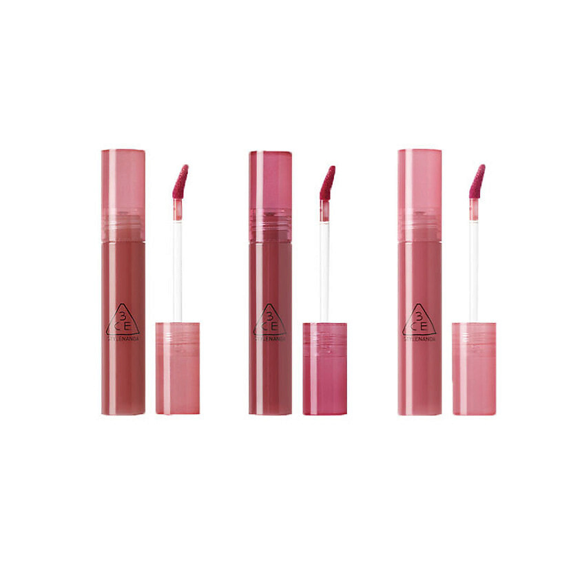 Изображение товара 3CE Набор тинтов для губ Syrup Layering Tint, SOBER FIG + GRAPEFUL + ALIVE PINK