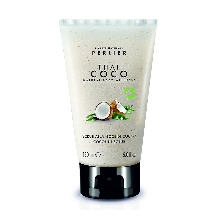 Изображение товара PERLIER Скраб для тела с кокосом Thai Coco, 150 мл