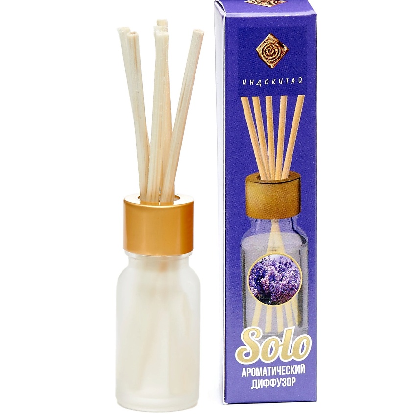 Изображение товара ИНДОКИТАЙ Аромадиффузор Лаванда душистая 10 мл с ротанговыми палочками