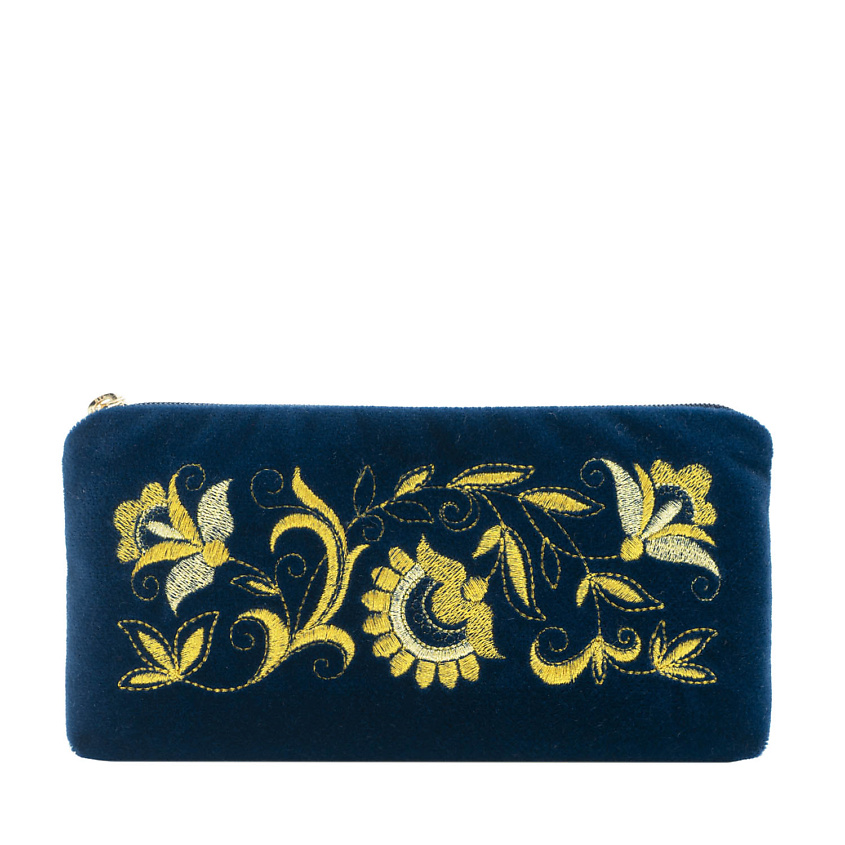 Изображение товара Очечник бархатный ТОРЖОКСКИЕ ЗОЛОТОШВЕИ Мод 249-1 Синий