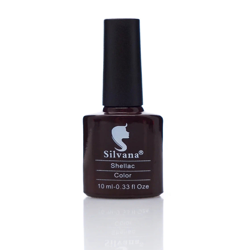 Изображение товара SILVANA Гель-лак для ногтей Shellac, Очень темный красно-пурпурный, 10 цвет