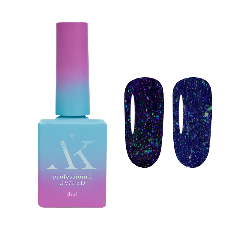 Изображение товара KRISTALEX LIFE Гель лак светоотражающий 1 (8 мл), темно синий