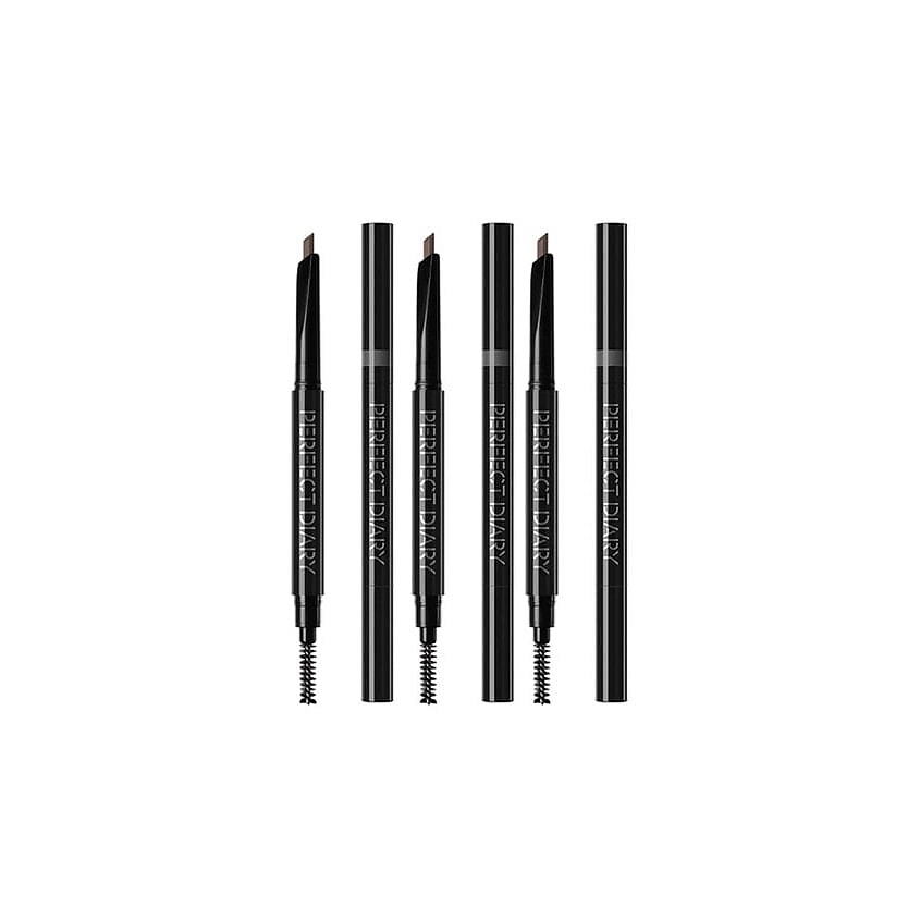 Изображение товара PERFECT DIARY Набор карандашей для бровей Dual-ended Hexagonal Chiseled Eyebrow Pencil, 04 Brown * 3 шт