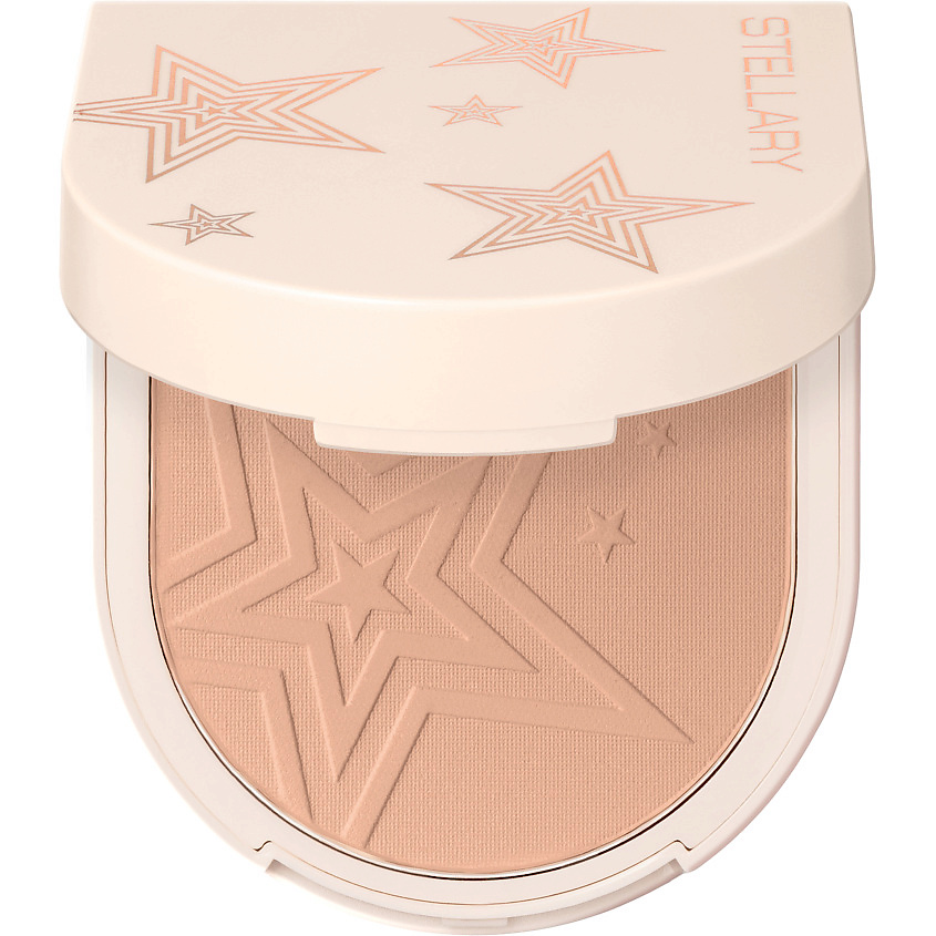 Изображение товара Компактная сатиновая пудра STELLARY тон 04 Песочный - для натурального матового финиша