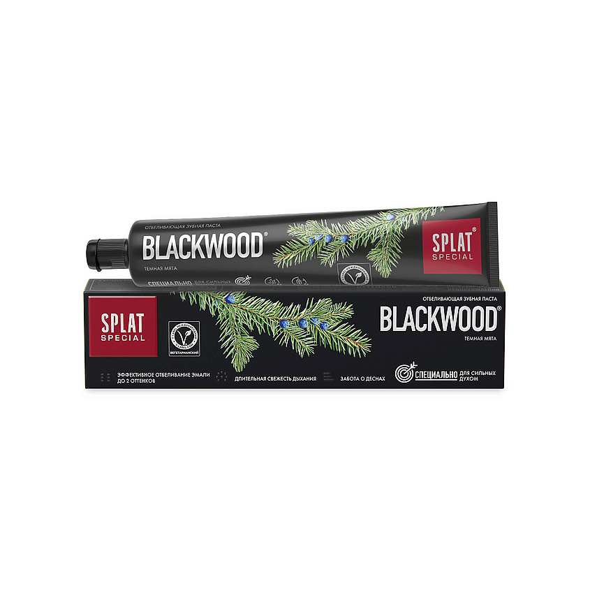 Изображение товара Зубная паста SPLAT Чайное дерево Blackwood отбеливание и защита