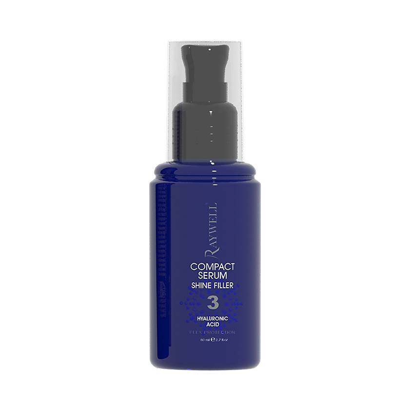 Изображение товара RAYWELL Сыворотка SHINE FILLER с гиалуроновой кислотой для волос 80 мл