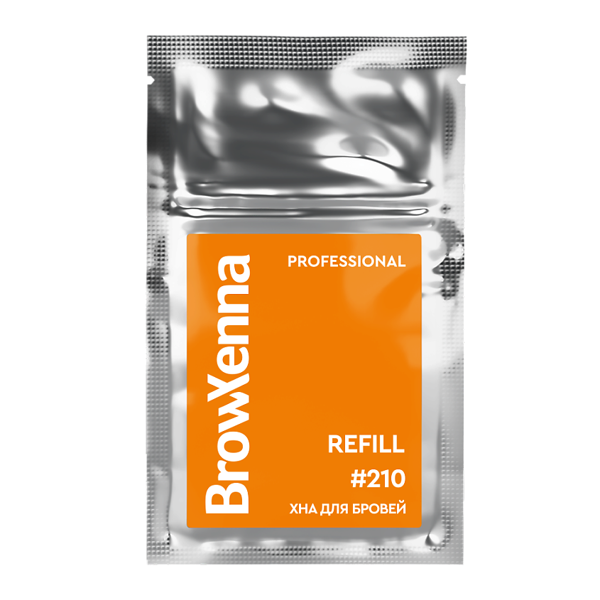Изображение товара BROWXENNA Хна для бровей натуральная саше 6 г, Янтарный концентрат #210, 6 г.