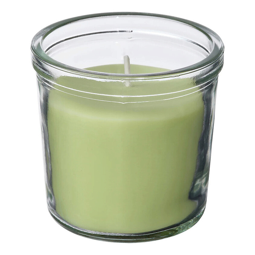 Изображение товара IKEA Ароматическая свеча Яблоко LÖVSKOGSLUND, Зеленый