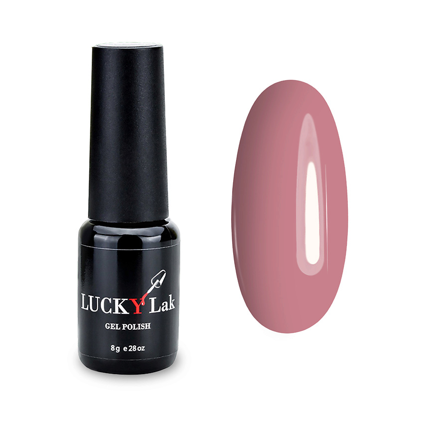 Изображение товара Гель-лак Kapsula №57 Пыльно-розовый от LuckyLak стойкое покрытие для ногтей
