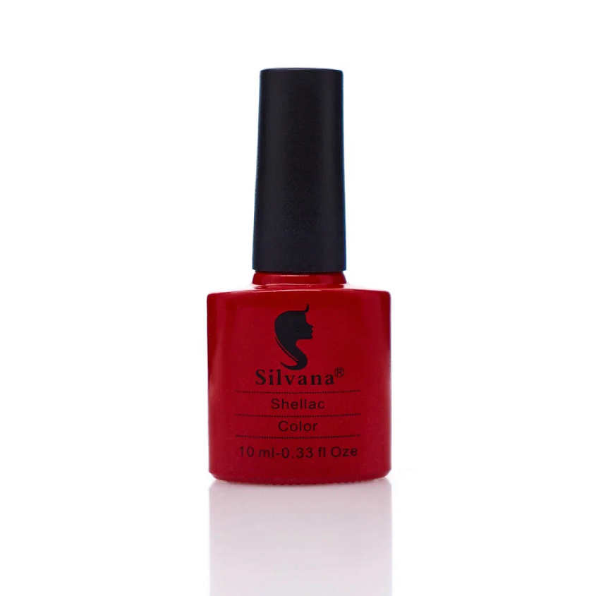 Изображение товара SILVANA Гель-лак для ногтей Shellac, Глубокий темно-красный, 10 цвет