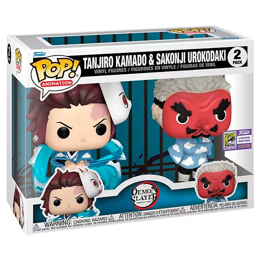 Изображение товара Фигурка Funko POP Demon Slayer Tanjiro Kamado Sakonji Urokodaki мультиколор