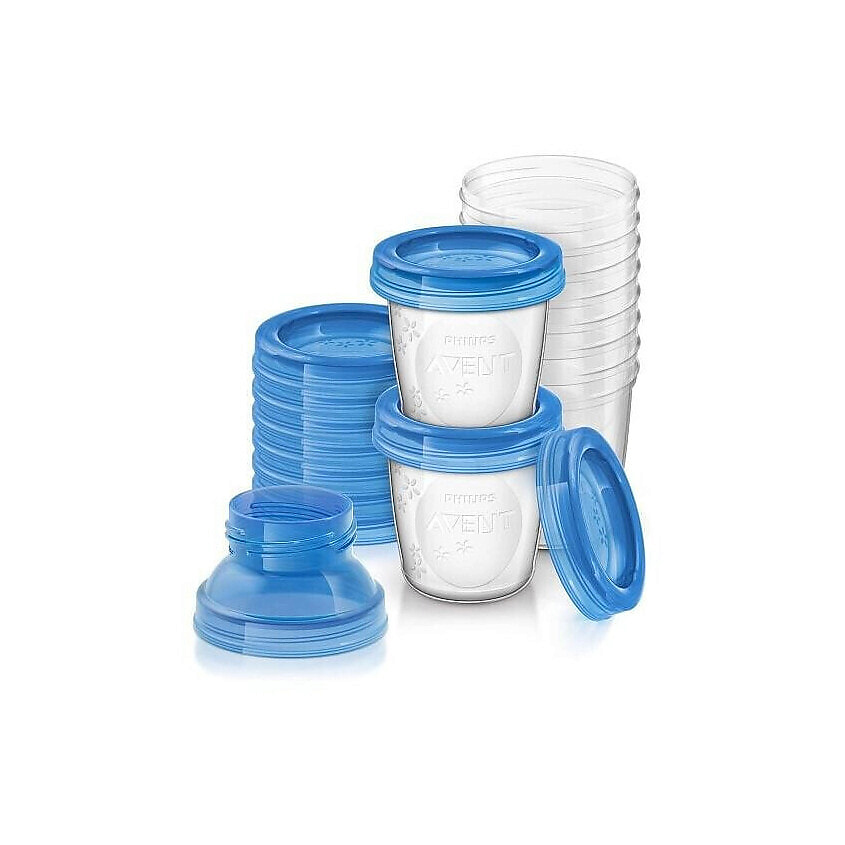 Изображение товара PHILIPS Набор контейнеров для грудного молока AVENT SCF618/10, Прозрачный