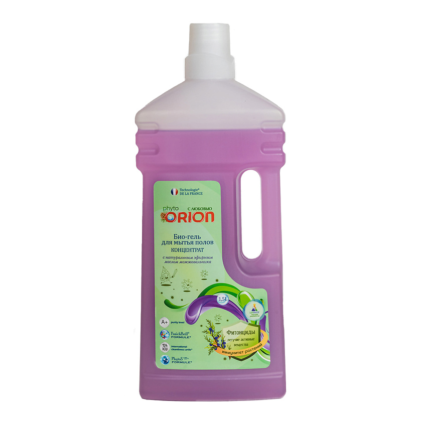 Изображение товара ORION Фито-Гель для мытья полов Можжевельник 1500 мл натуральный концентрат