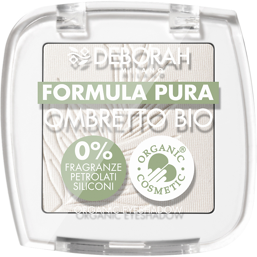 Изображение товара Дебора Милано Тени для век Formula Pura Ombretto Bio № 01 Белый 2,5гр натуральная косметика