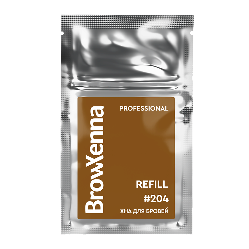 Изображение товара BROWXENNA Хна для бровей натуральная саше 6 г, Блонд #204 Золотистый блонд