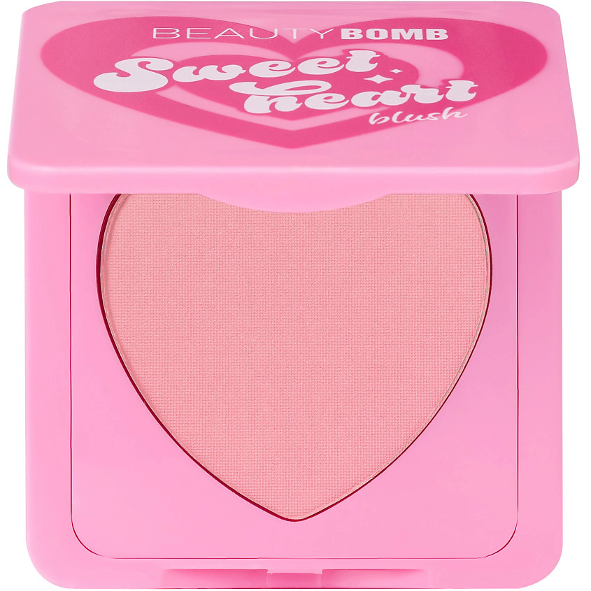 Изображение товара BEAUTY BOMB Румяна Blush Sweetheart, № 01 Cupid’s arrow - Матовый теплый розовый, 4,5 г