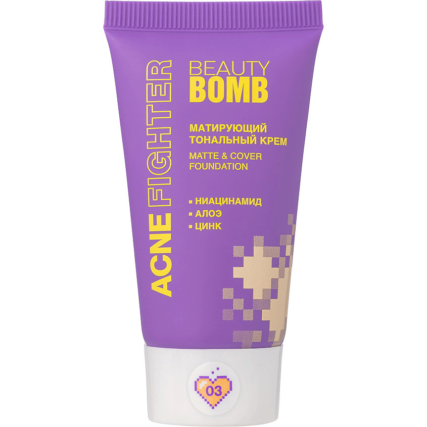Изображение товара BEAUTY BOMB Тональный крем Acne Fighter, № 03 Темно-бежевый, 25 мл