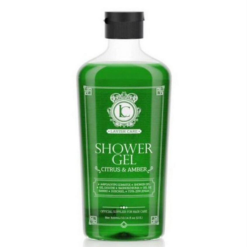 Изображение товара LAVISH CARE Гель для душа мужской Citrus & Amber Shower Gel, 300 мл