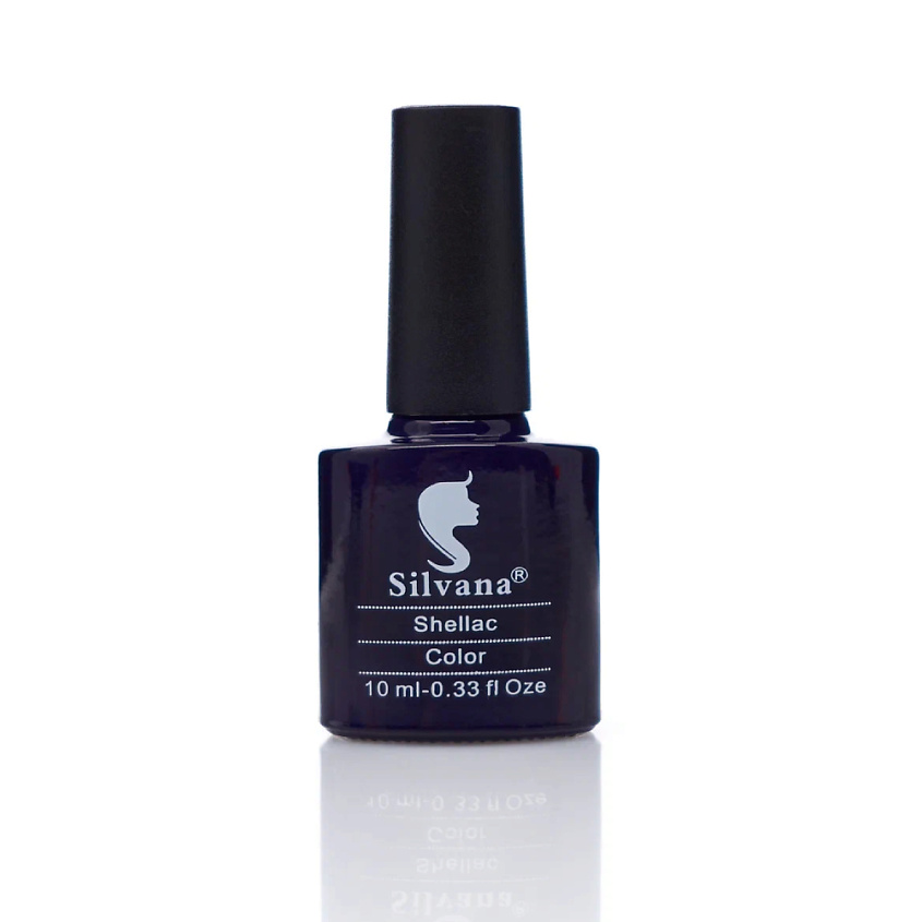 Изображение товара Гель-лак SILVANA Shellac Глубокий фиолетово-черный 10 оттенков