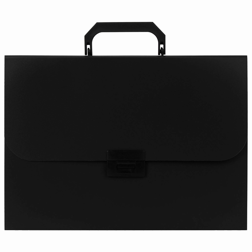 Изображение товара STAFF Портфель пластиковый А4 7 отделений, Черный