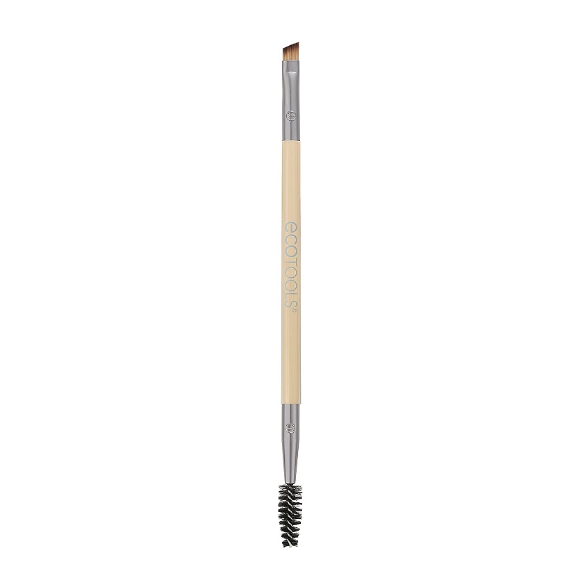 Изображение товара ECOTOOLS Двусторонняя кисть для макияжа бровей Eyebrow Brush Duo, 1 шт.