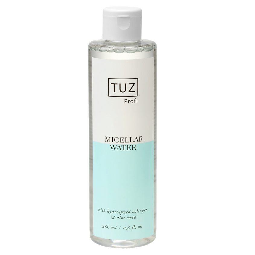 Изображение товара TUZ Мицеллярная вода с коллагеном и экстрактом Алоэ Вера, 250 мл