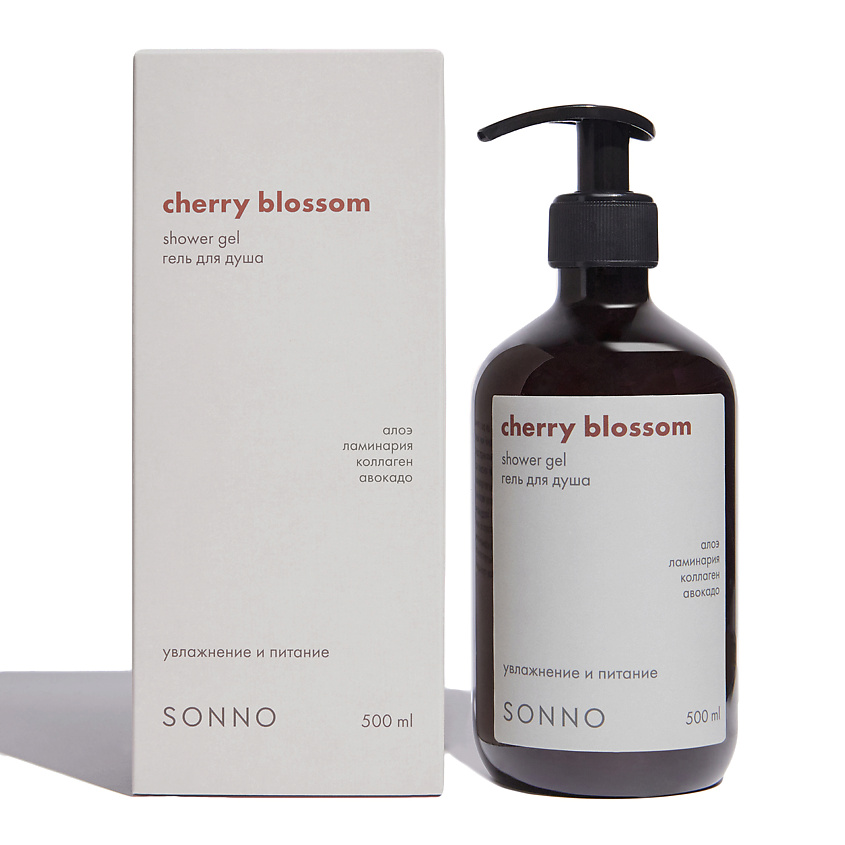 Изображение товара SONNO Гель для душа Cherry Blossom, 500 мл