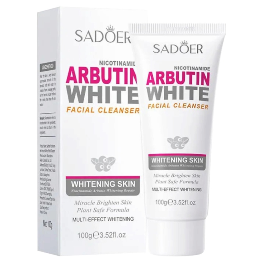 Изображение товара SADOER Осветляющее средство для умывания с никотинамидом и арбутином 100 гр