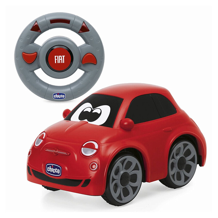 Изображение товара Радиоуправляемая машинка CHICCO FIAT 500E для детей, пластик, красный