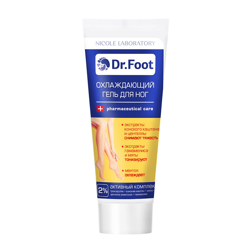 Изображение товара DR. FOOT Охлаждающий гель для ног, 75 мл