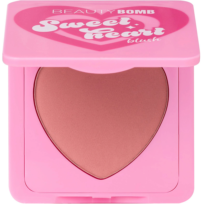 Изображение товара BEAUTY BOMB Румяна Blush Sweetheart, № 03 Dollhouse - Матовый светлый бордовый, 4,5 г
