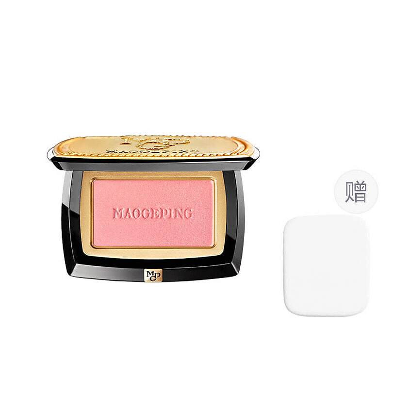 Изображение товара MAOGEPING Компактные шелковистые румяна Gauzy Magic Blush + Спонж, № 805