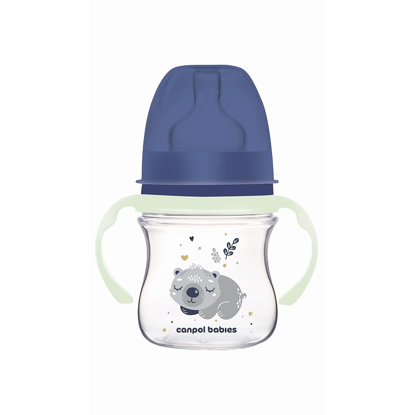Изображение товара Бутылочка для кормления Sleepy Koala 120 мл с светящимися ручками от Canpol Babies