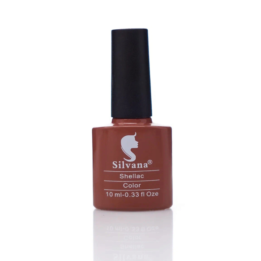Изображение товара SILVANA Гель-лак для ногтей Shellac, Глубокий желто-коричневый, 10 цвет