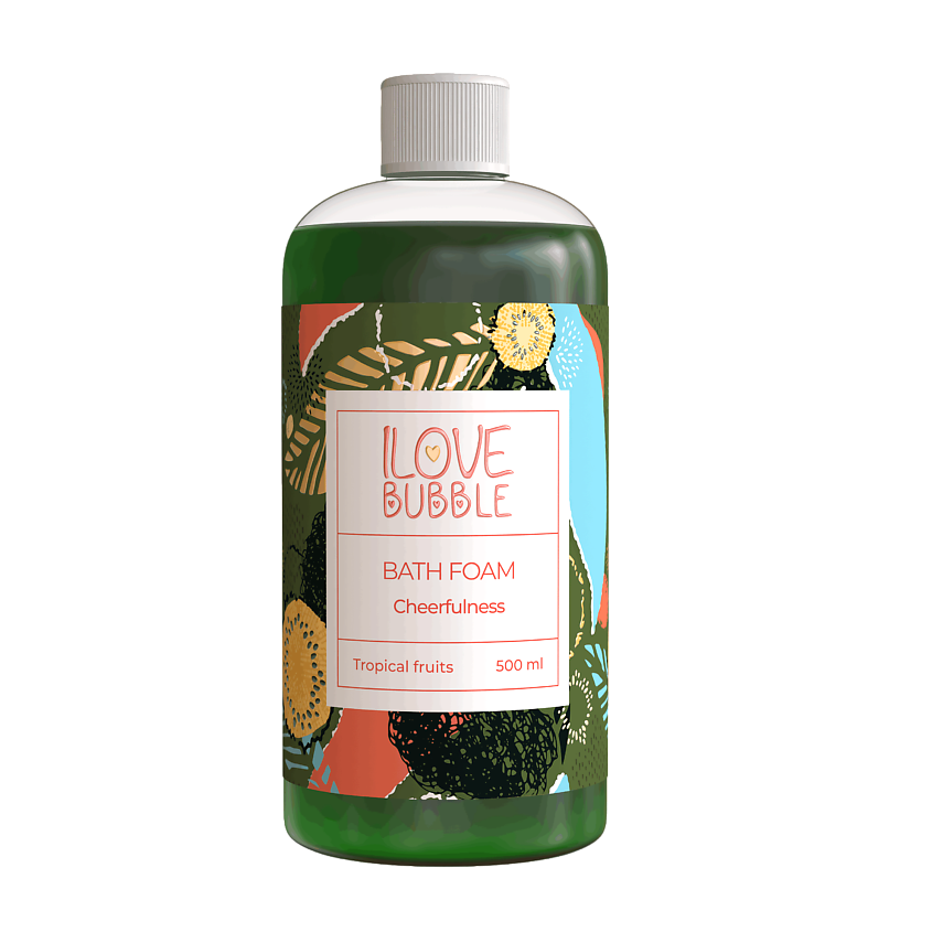 Изображение товара ILOVEMG Натуральная и ароматная пена для ванны, аромат тропических фруктов, тропические фрукты