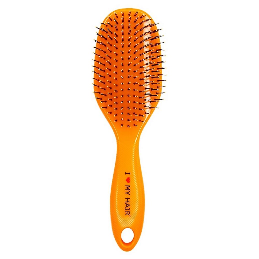Изображение товара I LOVE MY HAIR Парикмахерская щетка "Spider Classic" 1502 глянцевая L, Цвет: оранжевый